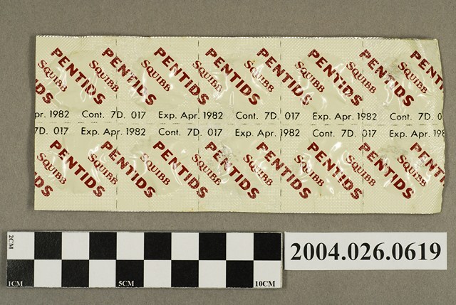 「PENTIDS SQUIBB」藥排 (共4張)