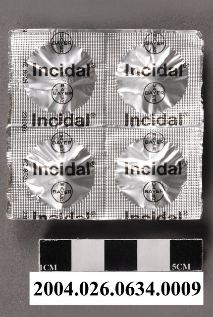 德國拜耳製益舒達錠藥排 (共4張)