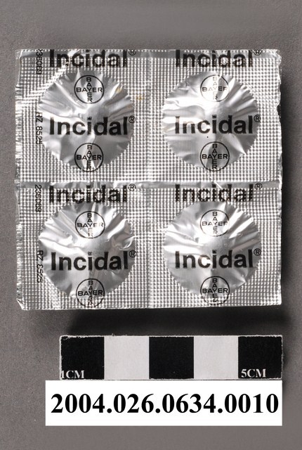 德國拜耳製益舒達錠藥排 (共4張)