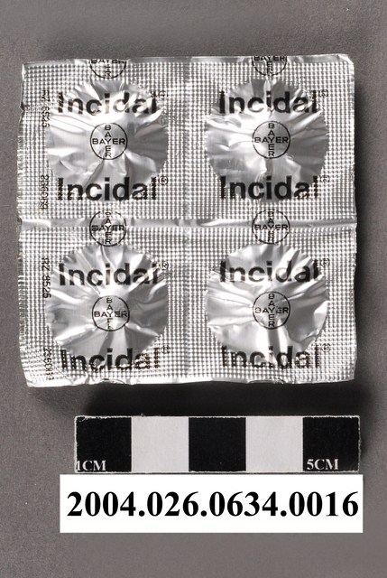 德國拜耳製益舒達錠藥排 (共4張)