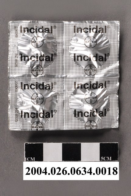 德國拜耳製益舒達錠藥排 (共4張)