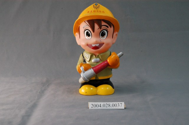 屏東縣消防局灰綠衣消防公仔 (共4張)