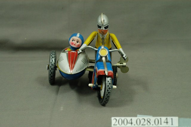 金屬三輪摩托車飛機組合玩具 (共7張)