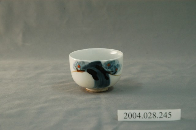 日式花紋小瓷杯 (共2張)