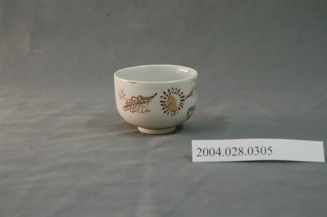 日式花紋小瓷杯 (共3張)