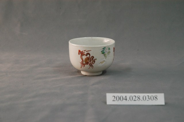 日式花紋小瓷杯 (共4張)