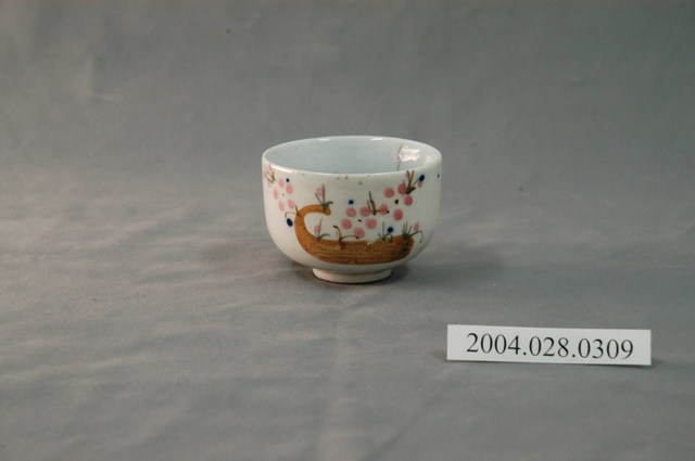 日式花紋小瓷杯 (共3張)