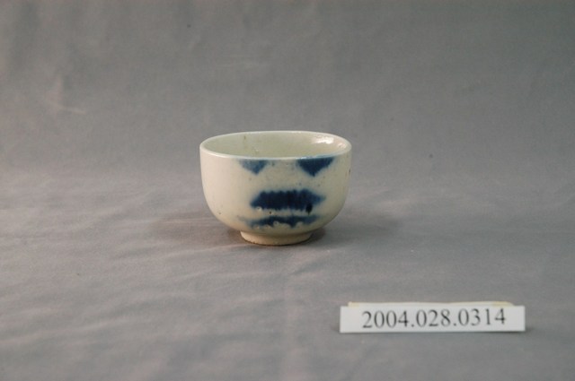 日式藍紋小瓷杯 (共3張)