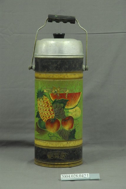 金葉牌彩繪水果紋冰桶 (共4張)