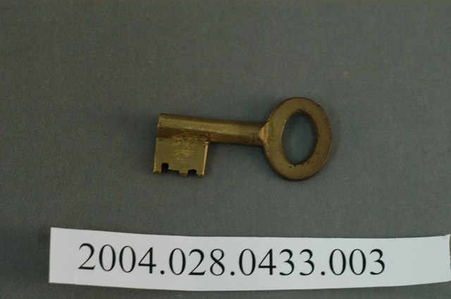 手提鐵製裝錢鐵箱錀匙 (共3張)