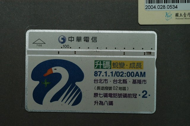 中華電信7132升碼蛻變成長電話卡 (共1張)