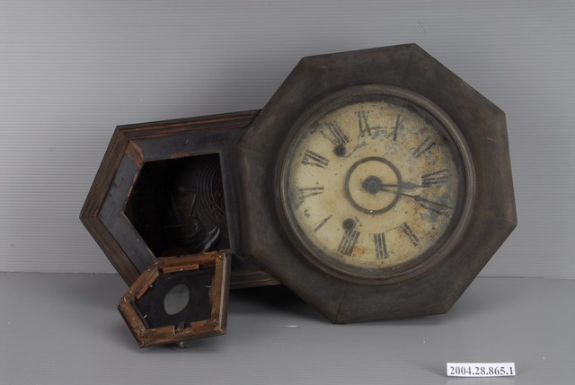 八角型木掛鐘 (共5張)