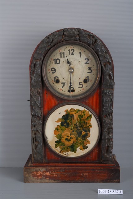 日本尾張時計株式會社製八仙木座鐘 (共2張)