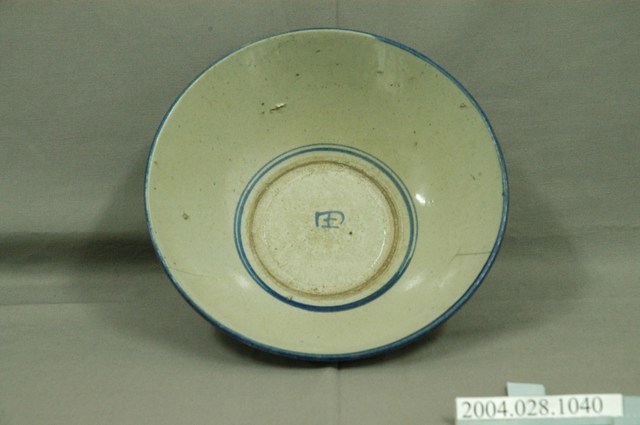 手繪白瓷青花花卉紋碗 (共6張)