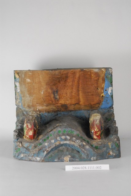 木雕法主公神像底座 (共2張)