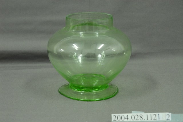 草綠色圓弧形玻璃糖果罐罐身 (共4張)