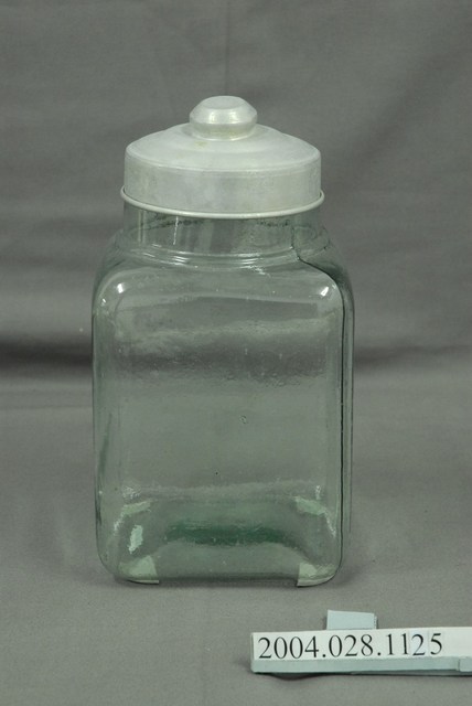 透明四方桶型玻璃糖果罐 (共3張)