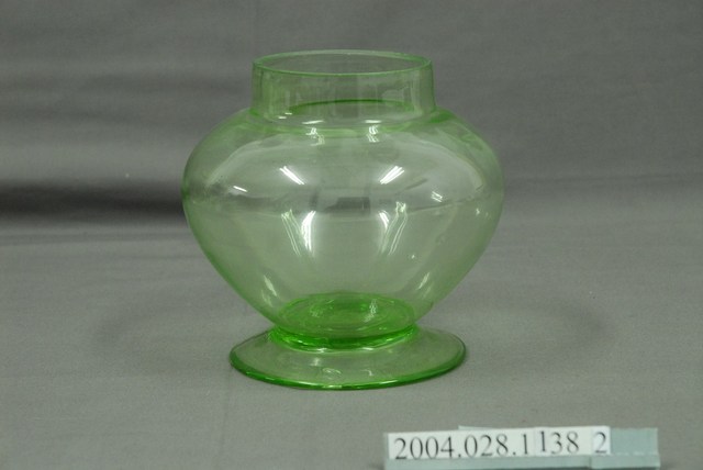 草綠色圓弧形玻璃糖果罐罐身 (共4張)
