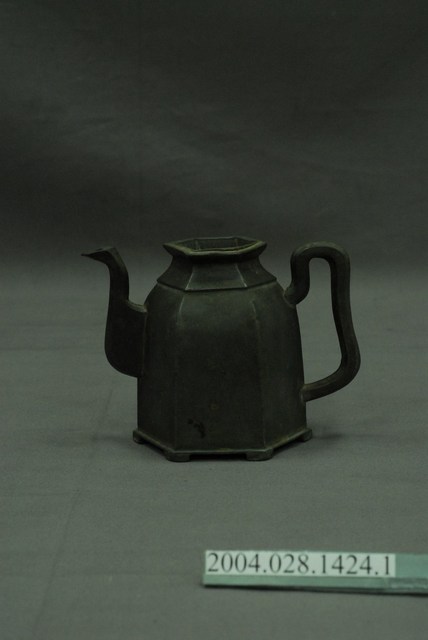 獅鈕六角錫壺壺身 (共5張)