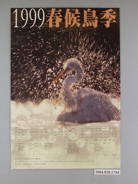 1999春候鳥季海報 (共1張)