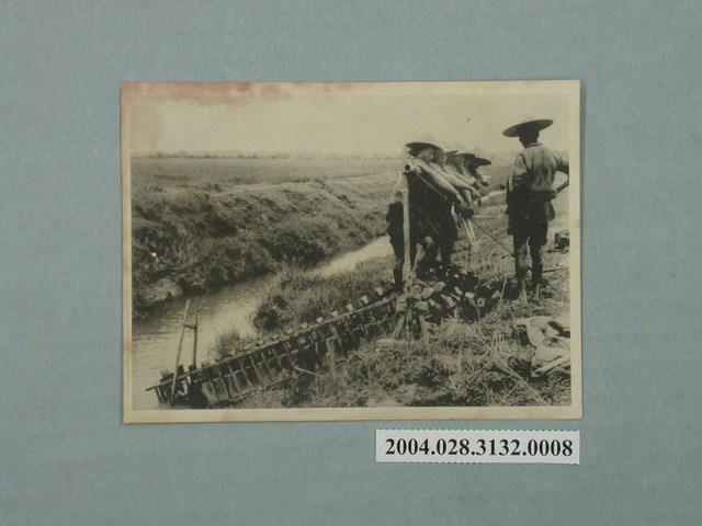 小野尚美堂發行臺灣龍骨車 (共4張)