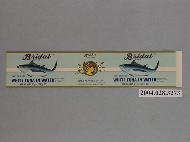 Bridal牌水煮鮪魚罐頭商標 (共2張)