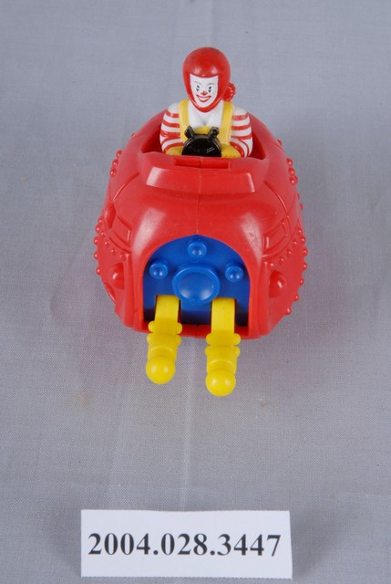 坐車的麥當勞叔叔玩具 (共2張)