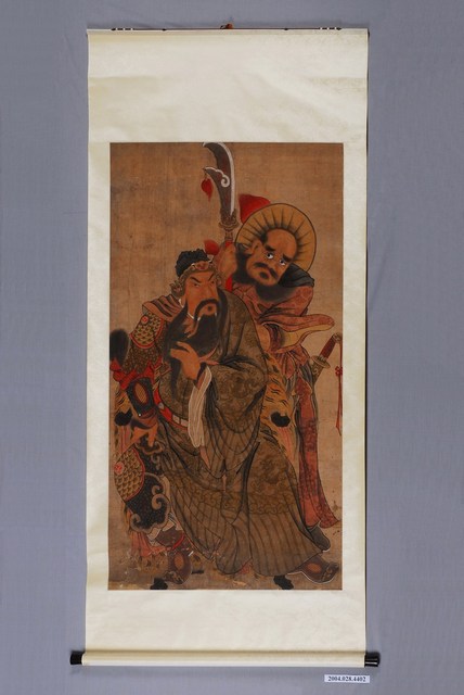 關公與周倉掛軸 (共1張)