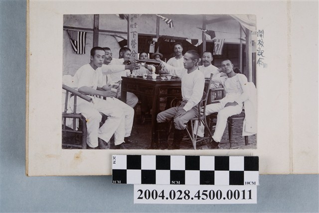 明治44年麻豆公學校下營分校開校記念照 (共2張)