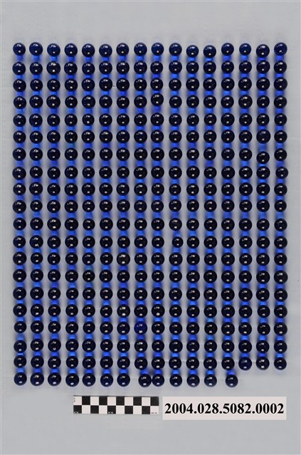 藍晶玻璃彈珠 (共2張)