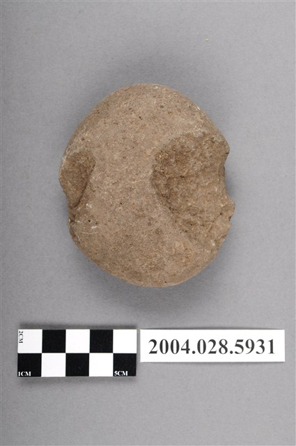 臺東南八里遺址打製砝碼型網墜 (共4張)