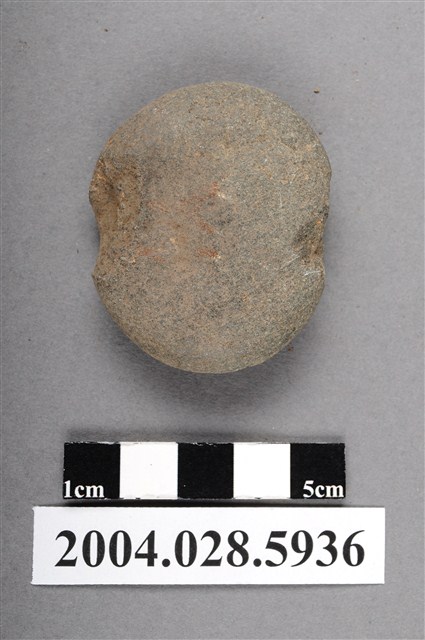 臺東南八里遺址打製砝碼型網墜 (共4張)