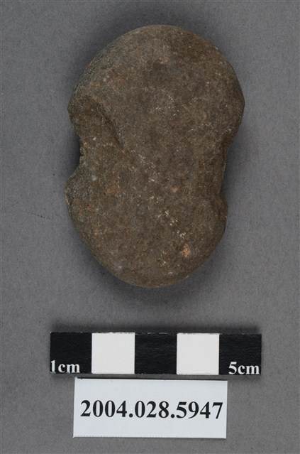 臺東猴子山遺址打製砝碼型石網墜 (共4張)