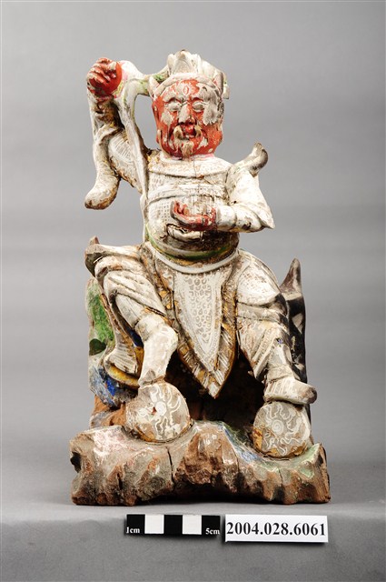 木雕坐姿五顯靈光大帝神像 (共9張)