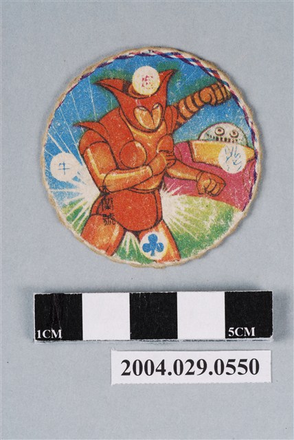 無敵鐵金剛木蘭號尪仔標 (共2張)