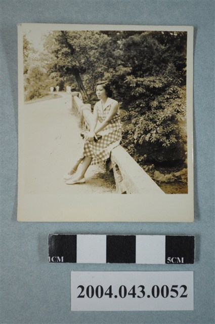 女子橋上獨照 (共2張)