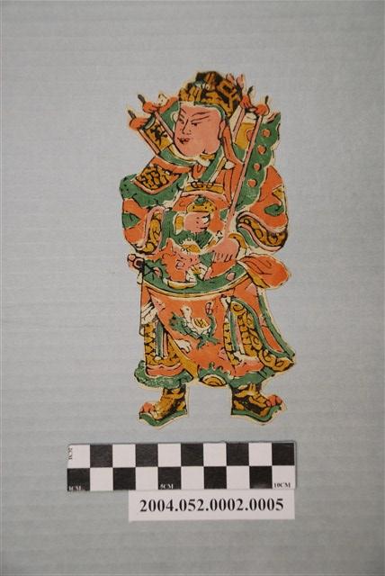 英記印製門神版印彩紙 (共2張)