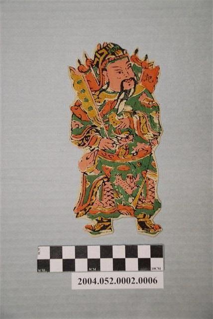 英記印製門神版印彩紙 (共2張)