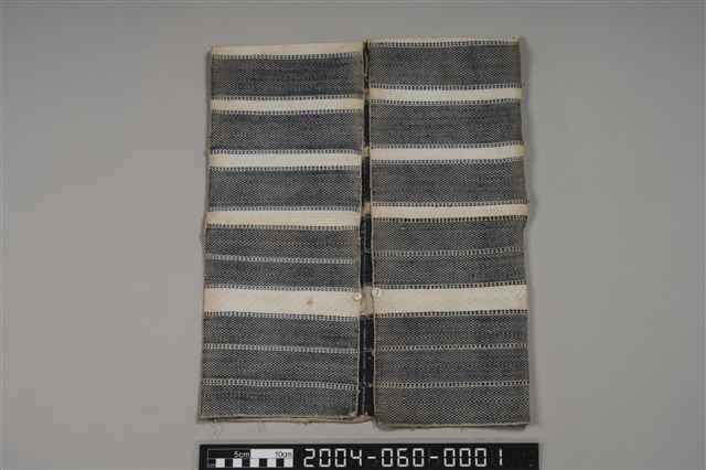 白麻地條紋對襟無袖短上衣 (共3張)