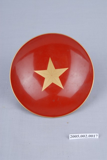 上海派遣軍司令部凱旋紀念朱漆清酒杯 (共3張)