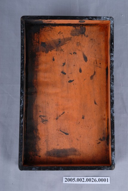 彩繪山水漆器硯盒主體 (共1張)