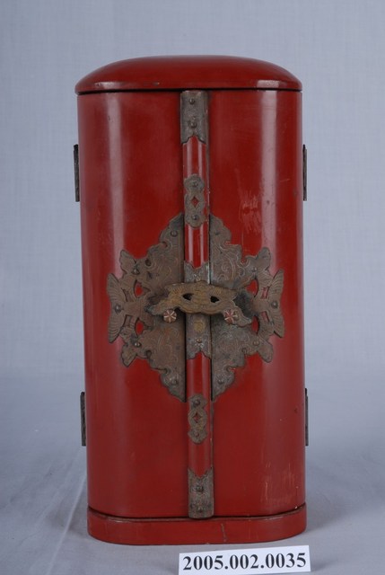 漆器塗金朱漆神龕 (共3張)