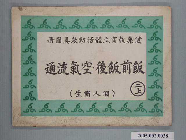 國民小學健康教育立體教科圖「飯前飯後空氣流通」 (共2張)