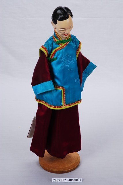 西裝頭小角布袋戲偶 (共3張)