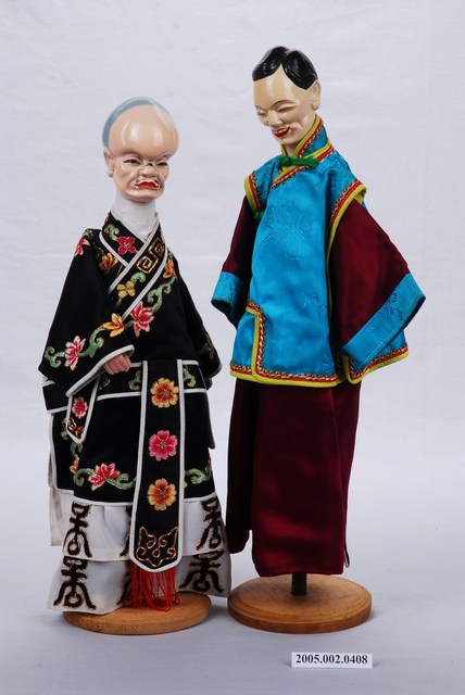 布袋戲布偶一對 (共1張)