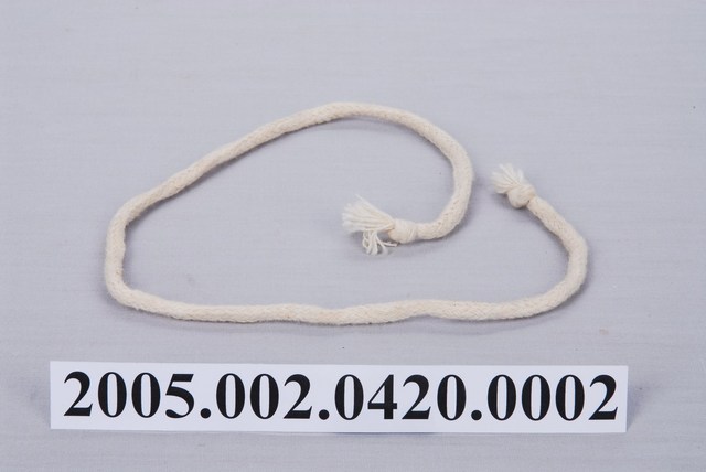 白色置物帆布架綁繩之一 (共1張)