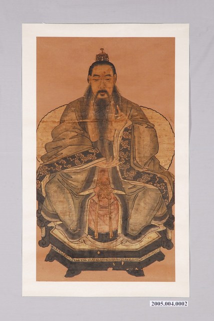 元始天尊畫像掛軸 (共1張)