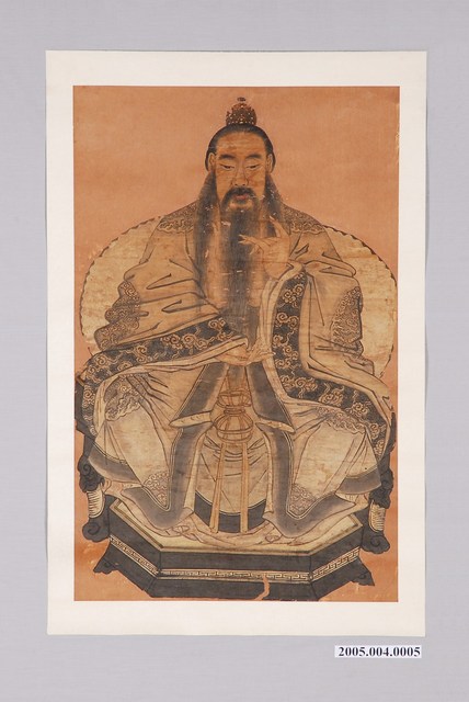 靈寶天尊畫像掛軸 (共1張)