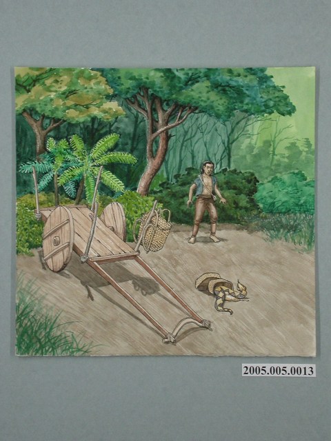 陳建年《掛在牛車背包有百步蛇》 (共1張)