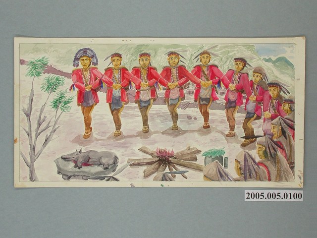 阿伐伊‧尤于伐那《族人圍神樹吟唱》 (共1張)